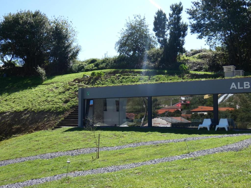 Zahrada ubytování Albergue Casa Sueño
