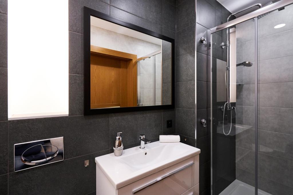 Koupelna v ubytování Prestige Apartamenty VINCI Centrum