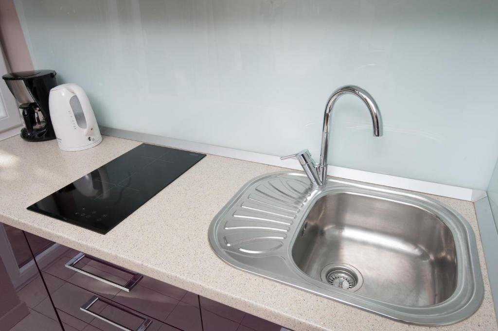 Kuchyň nebo kuchyňský kout v ubytování Apartments Vlasic