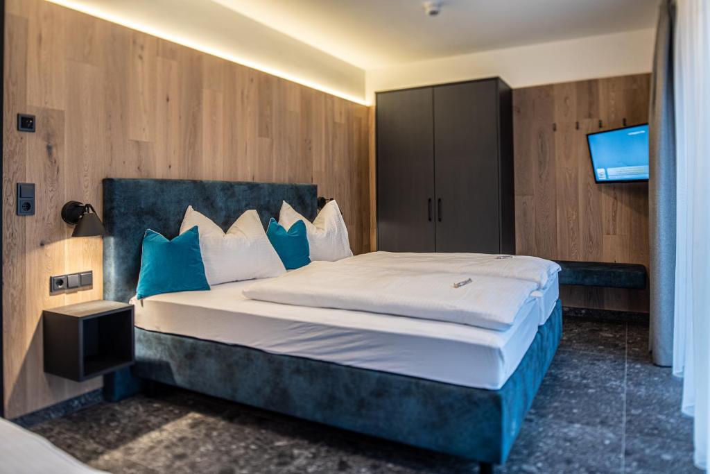 Posteľ alebo postele v izbe v ubytovaní Chalet's DAS DORF