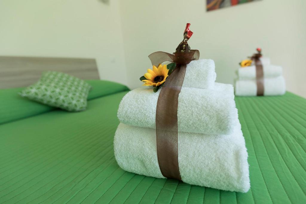 Posteľ alebo postele v izbe v ubytovaní B&B NONNO PEPPE