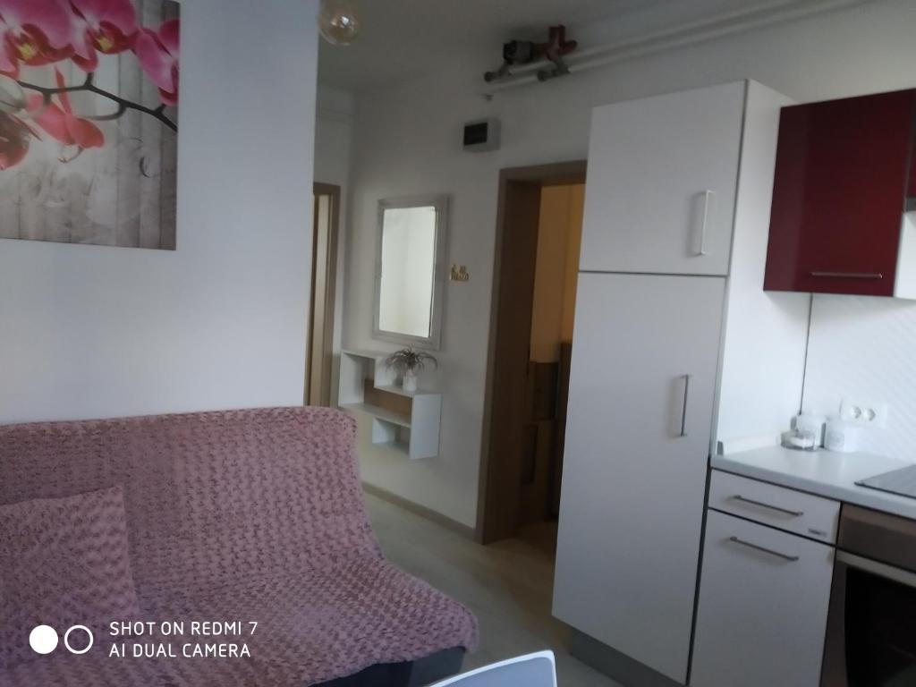 Kuchyň nebo kuchyňský kout v ubytování Apartma JERMAN - Cerknica
