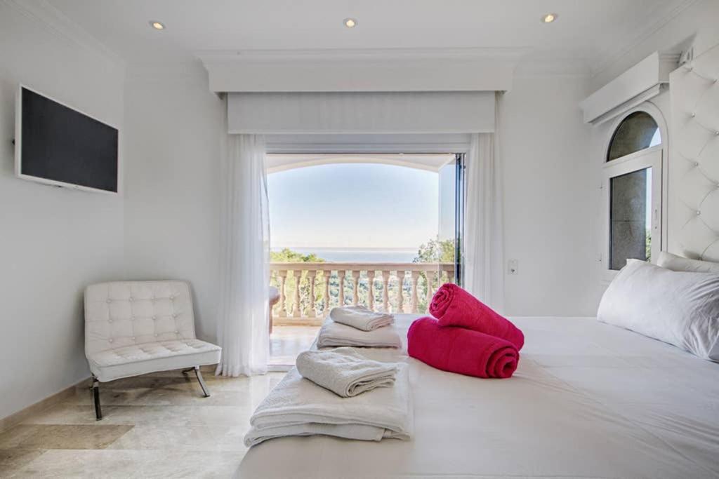 Postel nebo postele na pokoji v ubytování Villa Ocean View