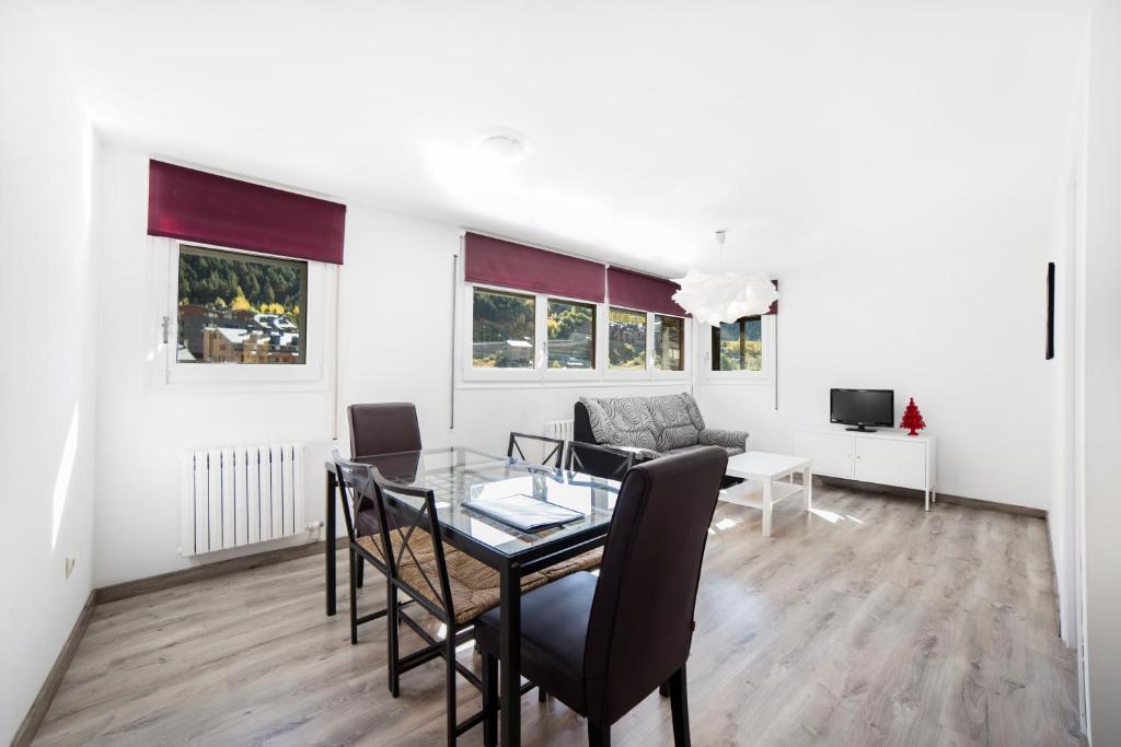 TV a/nebo společenská místnost v ubytování Apartaments Riu D'Incles