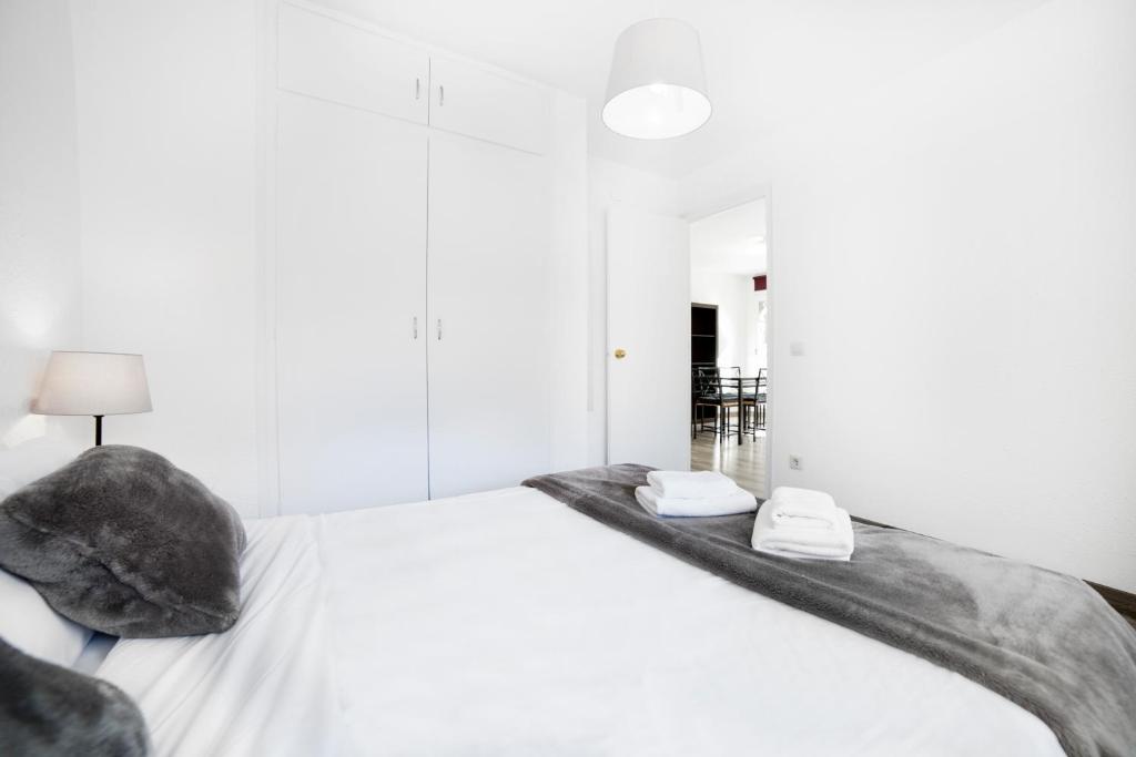 Postel nebo postele na pokoji v ubytování Apartaments Riu D'Incles