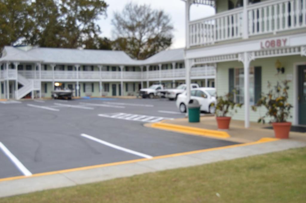 O edifício em que o motel americano se localiza