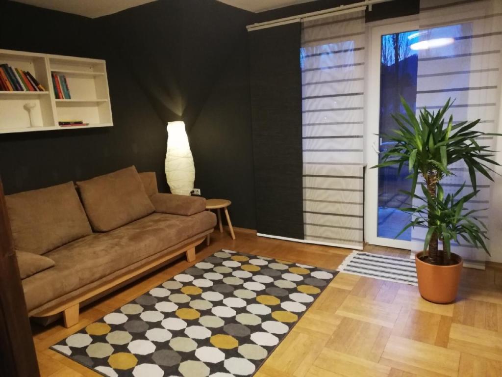 A seating area at Pension Kohlweg