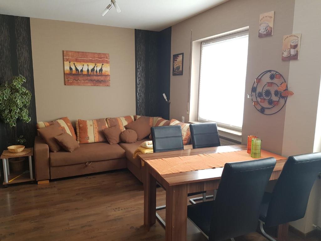 Posezení v ubytování Ferienwohnung Lippert