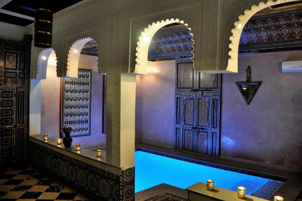 Bassenget på eller i nærheten av Riad l'Escale de Marrakech