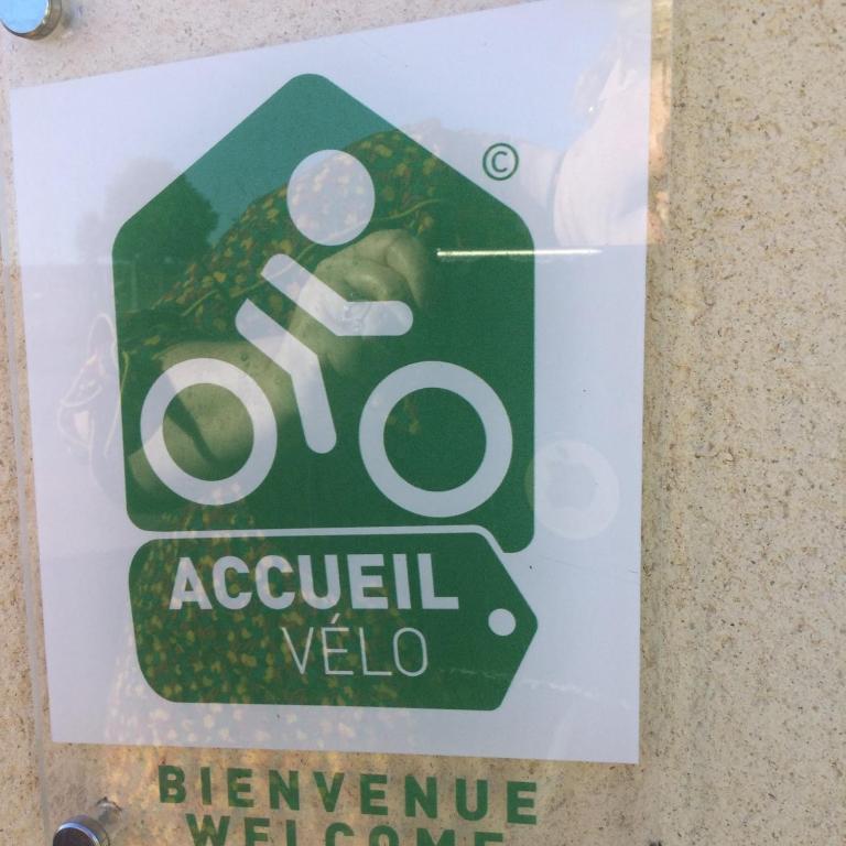 Ein Zertifikat, Auszeichnung, Logo oder anderes Dokument, das in der Unterkunft Gite de Belle vue ausgestellt ist