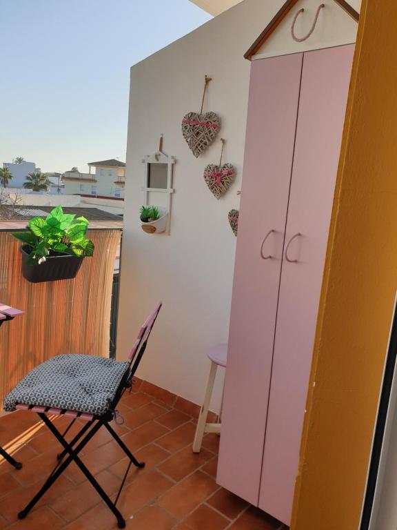 Balkón nebo terasa v ubytování Sol y Luz
