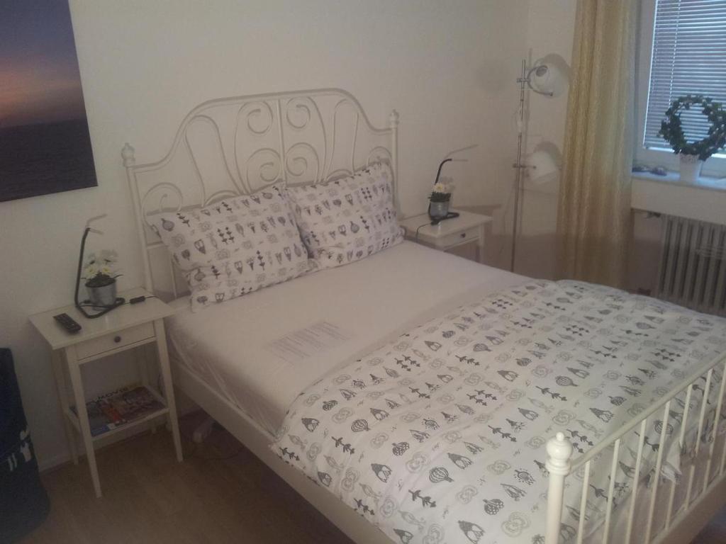 Postel nebo postele na pokoji v ubytování Relax Aachener Boardinghouse Budget