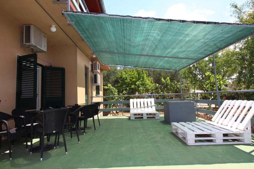 Balkón nebo terasa v ubytování Hostel Marko