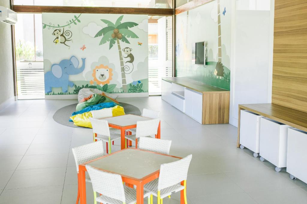  Flat pé na areia vista mar Oka Beach Muro Alto