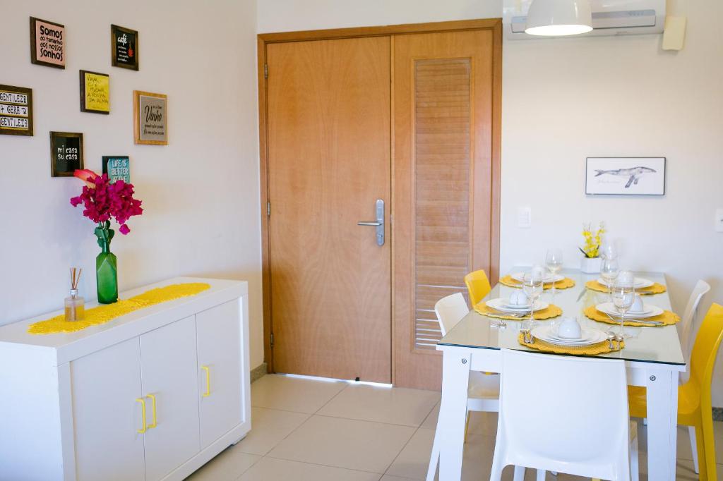  Flat pé na areia vista mar Oka Beach Muro Alto