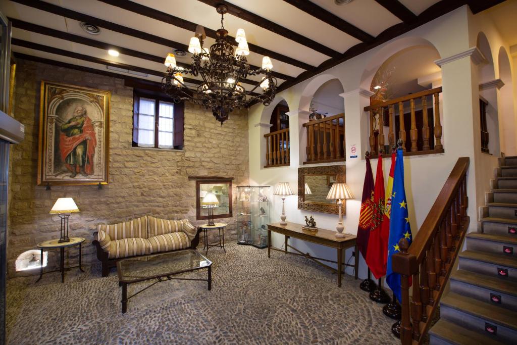 Posezení v ubytování Palacio de Pujadas