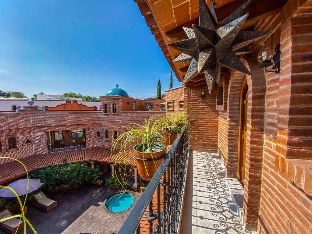 Balkón nebo terasa v ubytování Suites Paraiso Tequis