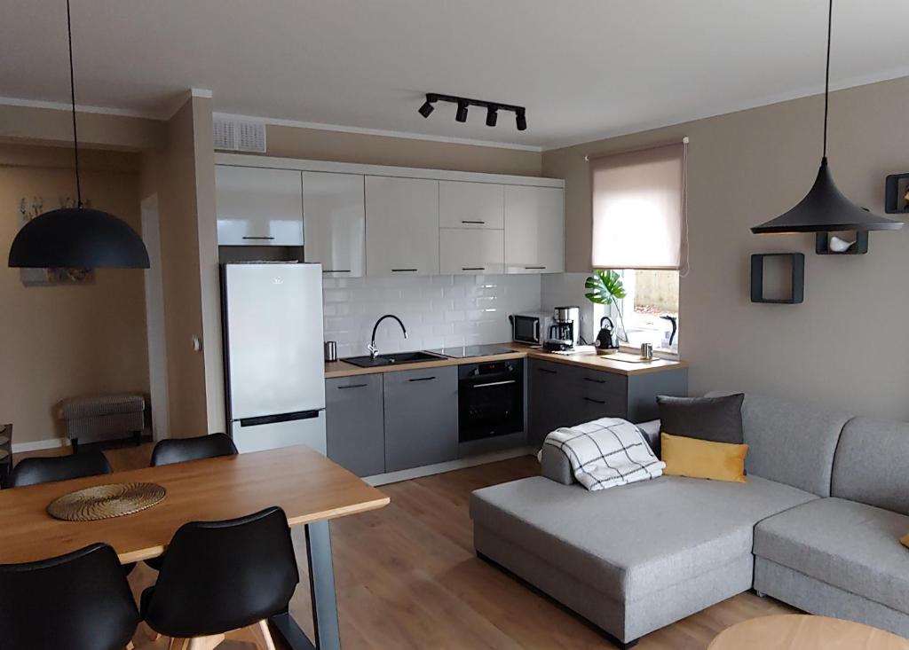 Kuchyňa alebo kuchynka v ubytovaní Apartamenty EverySky - Izerska 8