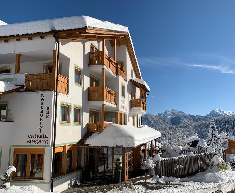 Hotel Antermoia during the winter