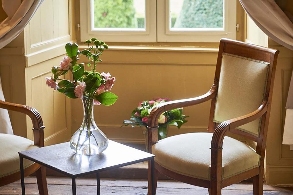 Posezení v ubytování B&B Le Plessix - Manoir le Plessix Madeuc