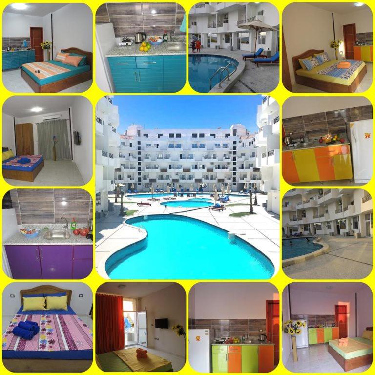 The swimming pool at or close to Apartment Bella Vita near the sea RedSeaLine