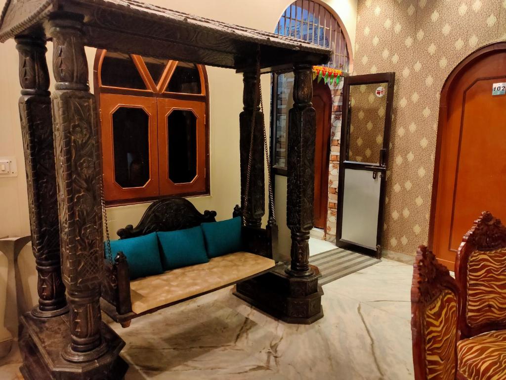 Posezení v ubytování Hotel Rashmi