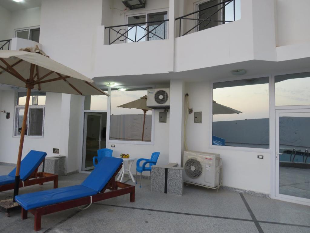 A patio or other outdoor area at Apartment Bella Vita near the sea RedSeaLine