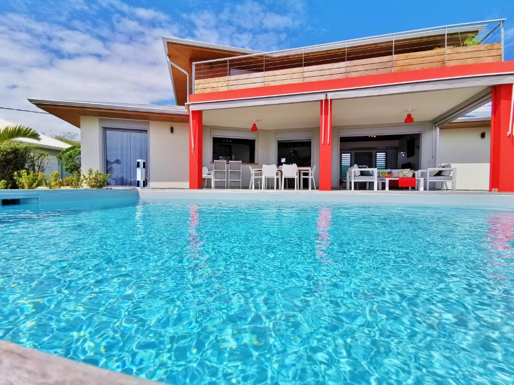 Swimmingpoolen hos eller tæt på Résidence Eden Océan avec vue mer