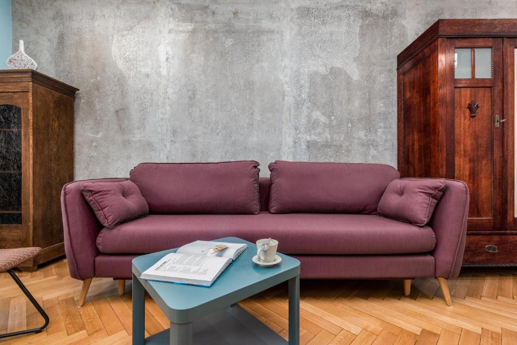 Posezení v ubytování Apartments City Center Warsaw by Noclegi Renters