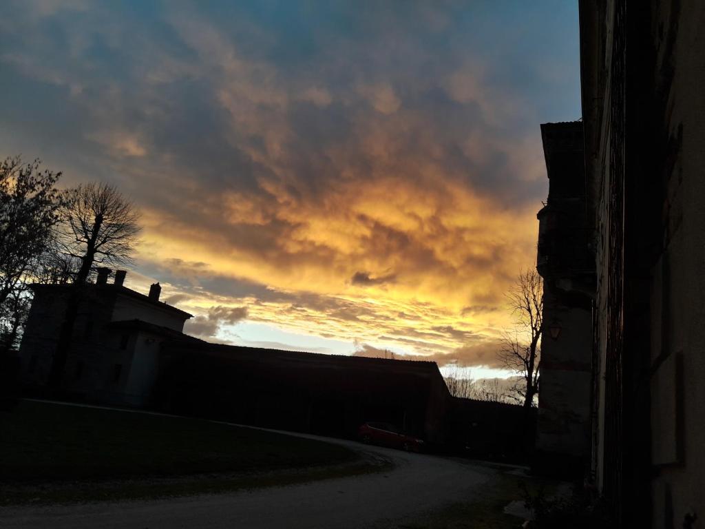 Wschód lub zachód słońca widziany z tego hostelu