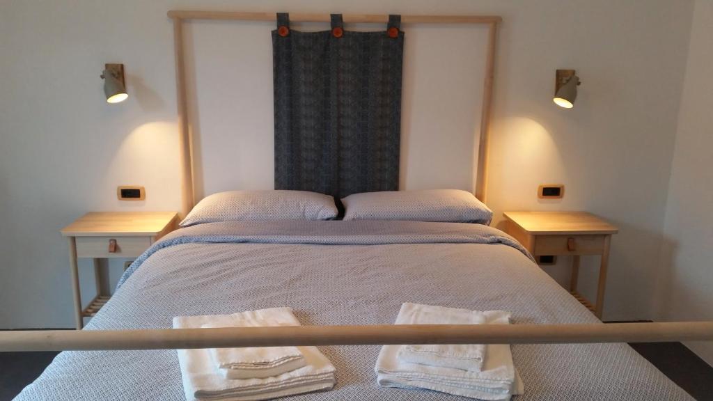 Postel nebo postele na pokoji v ubytování B&B Val Valerna