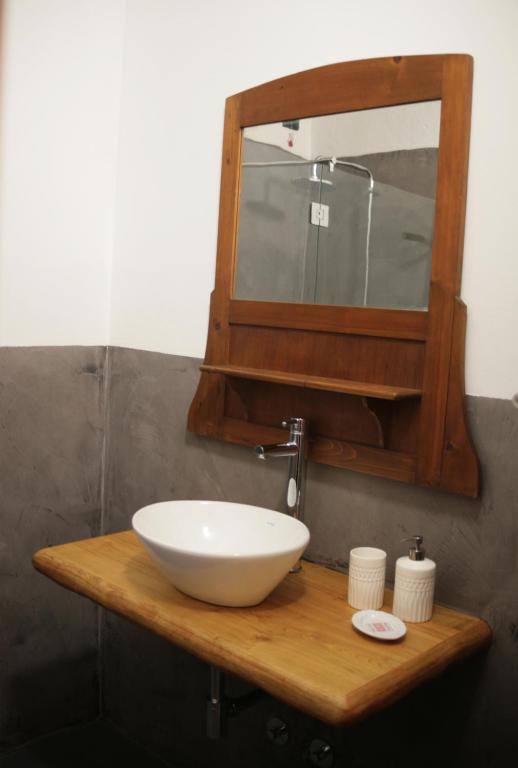 Koupelna v ubytování B&B Val Valerna