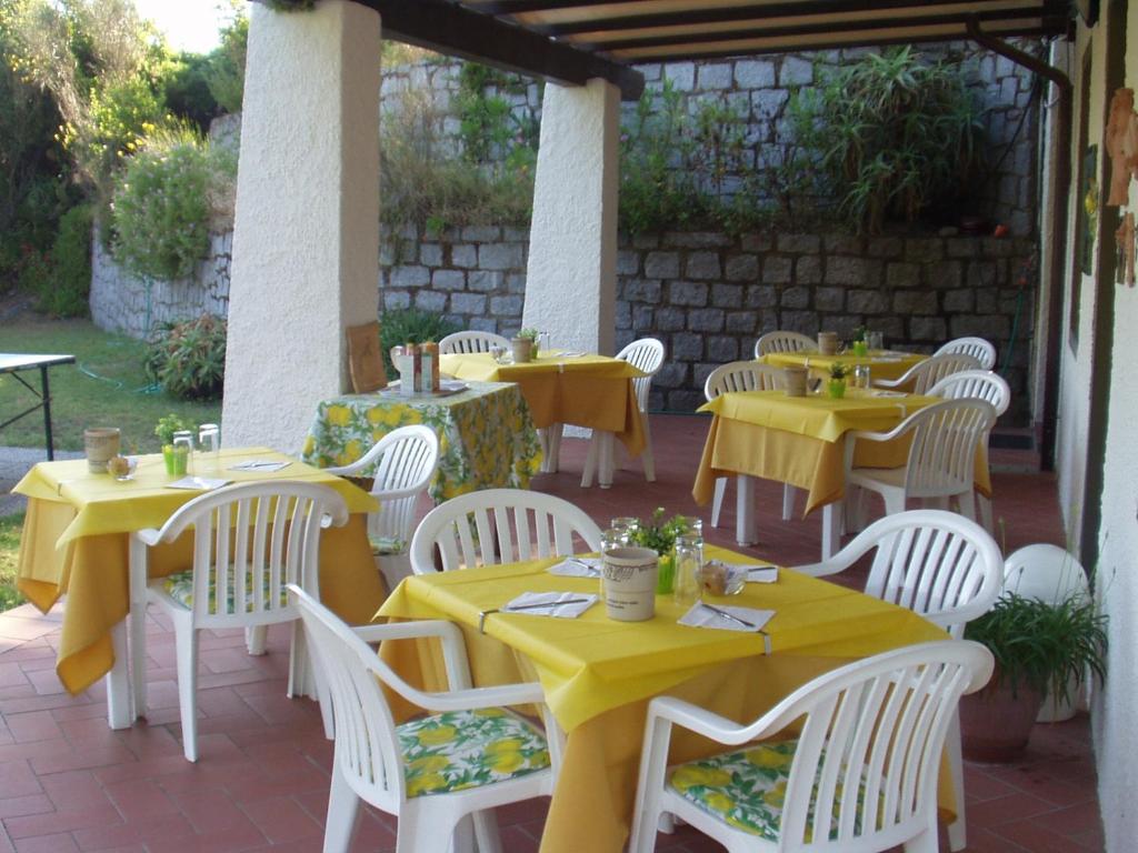 Restaurace v ubytování Villa dei Limoni