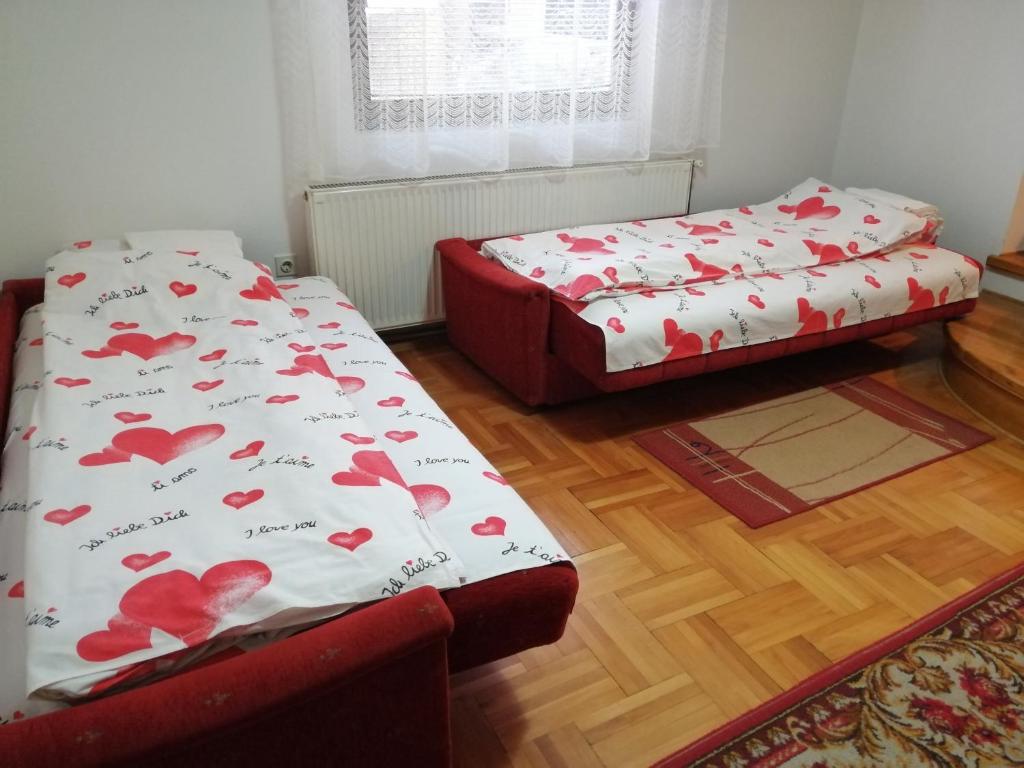Postel nebo postele na pokoji v ubytování Pansion Velickovic