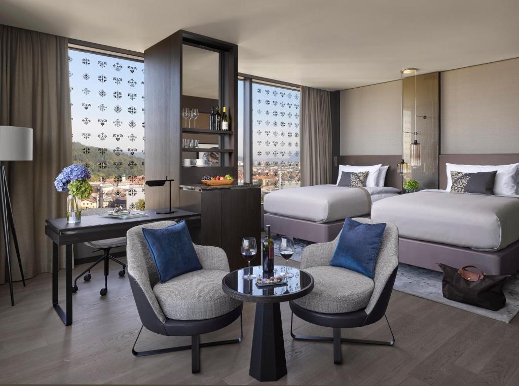 Postel nebo postele na pokoji v ubytování InterContinental - Ljubljana by IHG
