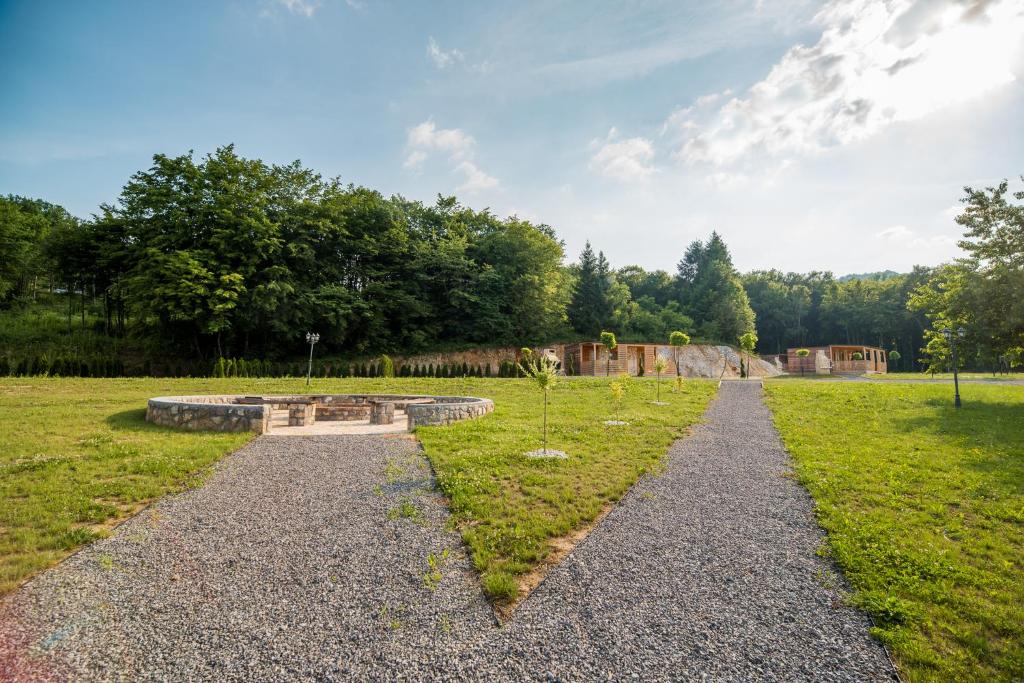 Zahrada ubytování Glamping Krone Kolpa Heaven