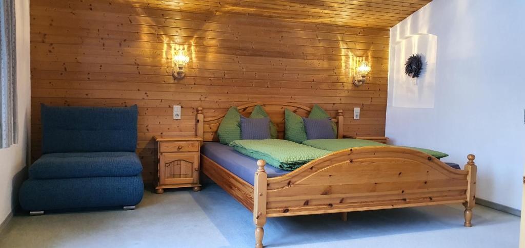 Postel nebo postele na pokoji v ubytování Appartements Burtscher