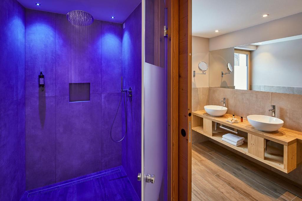 Koupelna v ubytování Hotel Tabladel