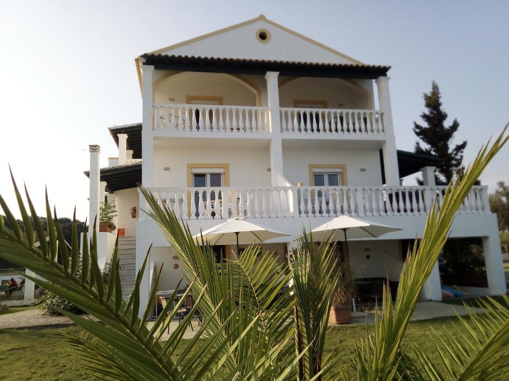 Budova, kde se aparthotel nachází
