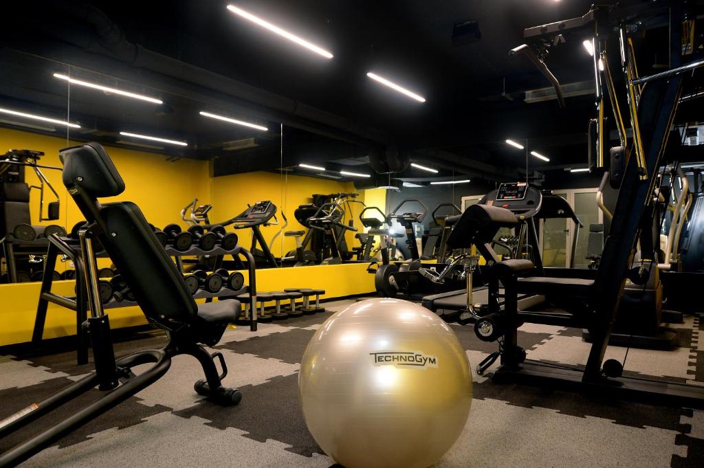 Fitness centrum a/nebo fitness zařízení v ubytování Alexandar Square Boutique Hotel