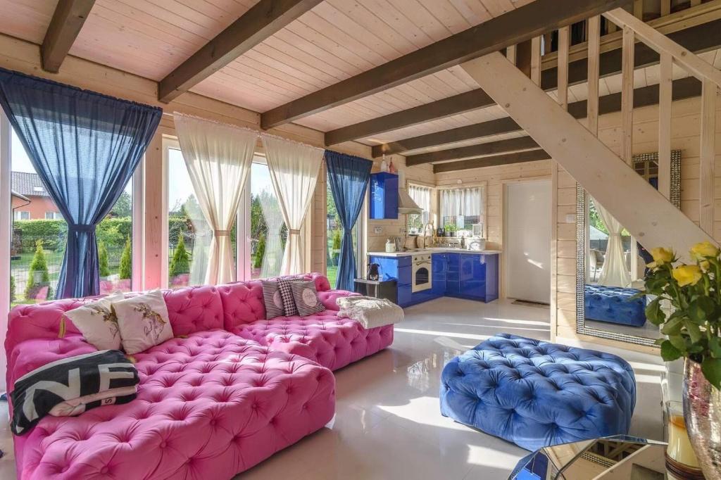 Posezení v ubytování Woodhouse Resort