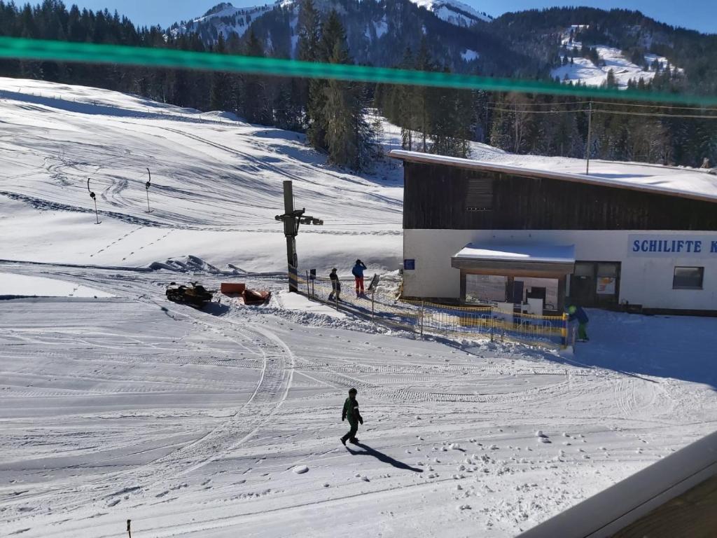 Krähenberg am Rande der Wildnis v zimě