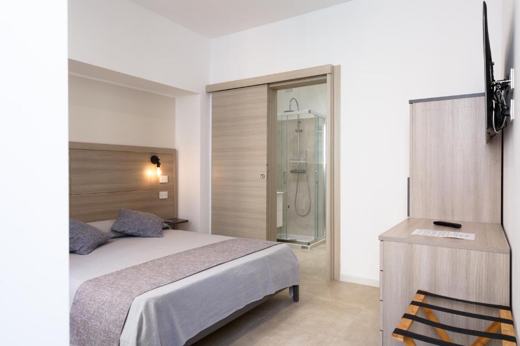 Letto o letti in una camera di Casa Jaume