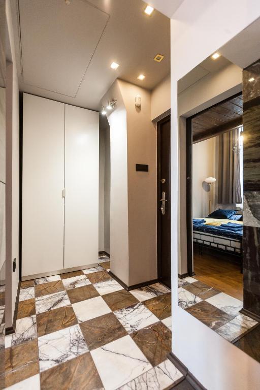Posteľ alebo postele v izbe v ubytovaní Stylish Apartment in Krakow Old Town