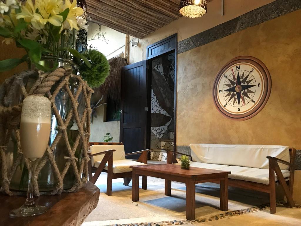 Posezení v ubytování Hotel Luna De Plata