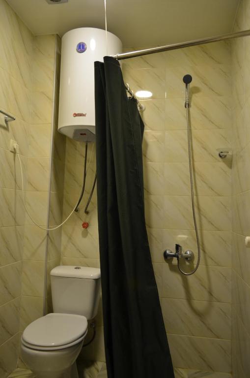 Koupelna v ubytování Garden House Mestia