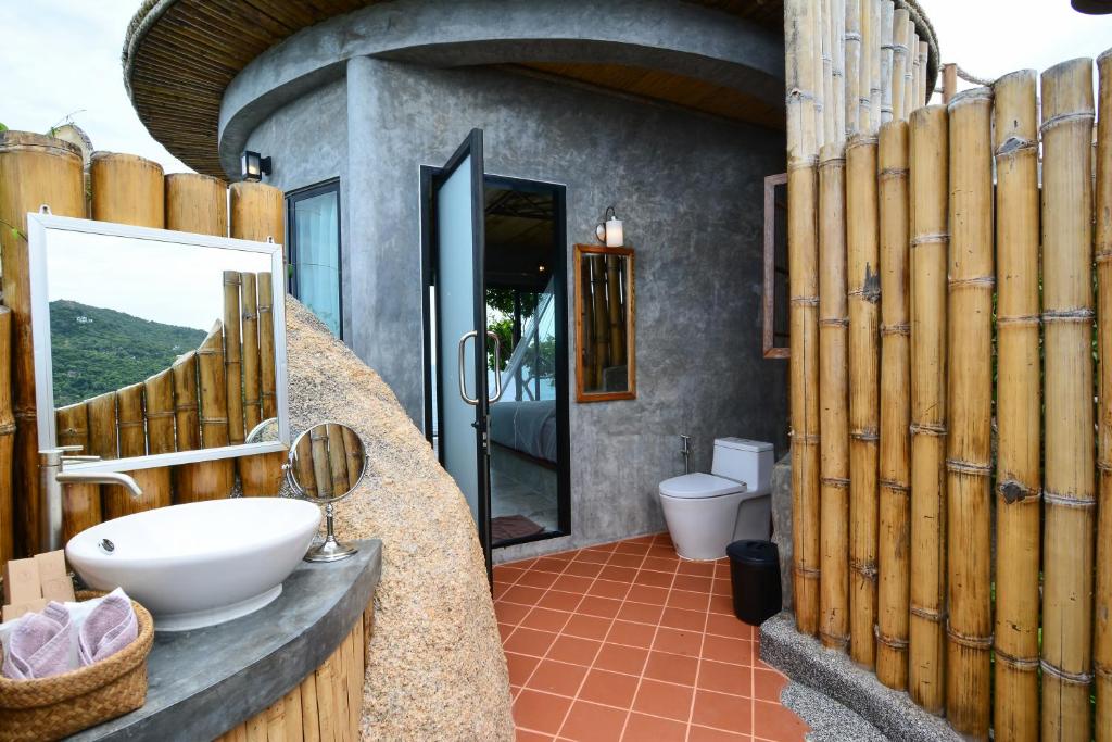 Koupelna v ubytování Sai Daeng Resort