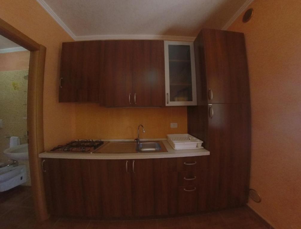 Kuchyň nebo kuchyňský kout v ubytování Villa Terra Nostra