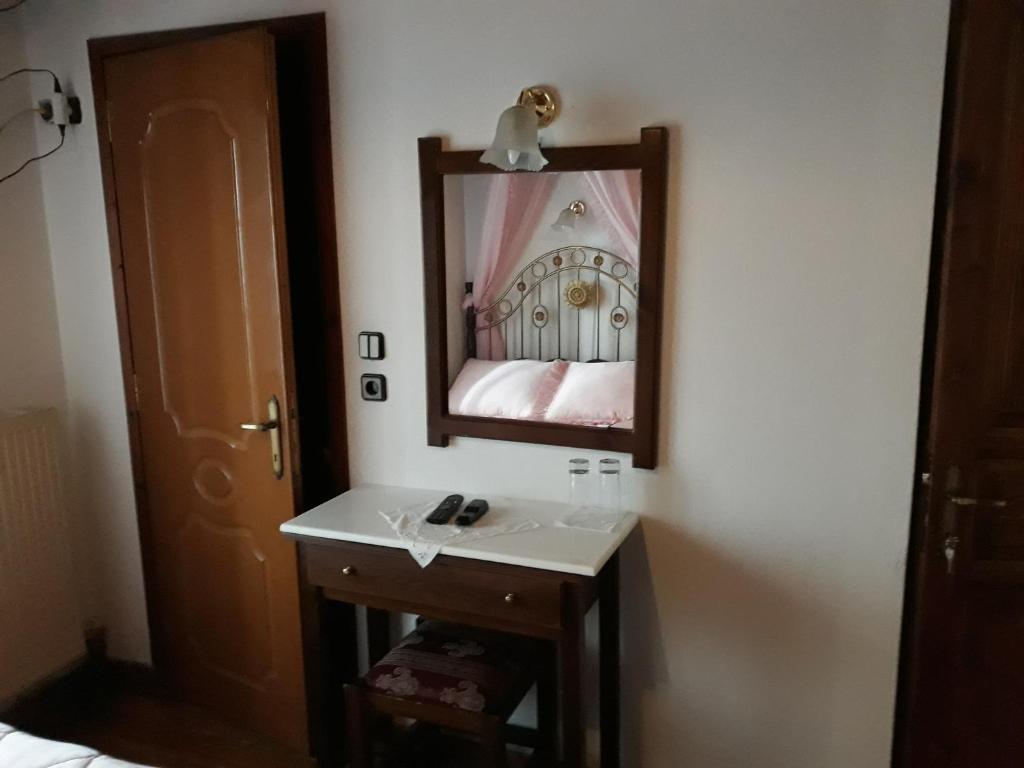Postel nebo postele na pokoji v ubytování Mansion Theodora