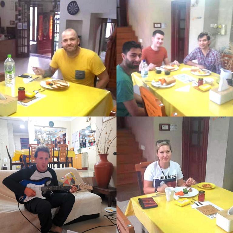 Restaurace v ubytování 中国蒲公英民宿山景别墅与中餐Dandelion Guest house Villa with Mount View